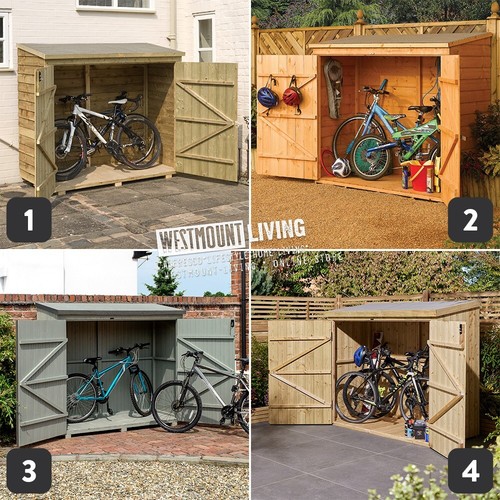 6x3 wooden bike - bike, storage