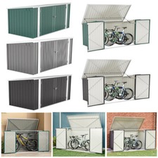 Outdoor Lockable Bicycle Shed