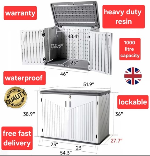 Large store garden lockable - large,