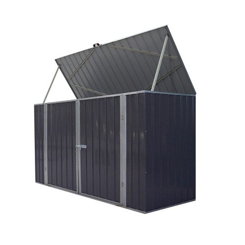 Metal steel garden shed - metal,