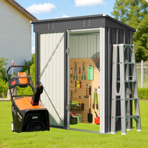 6x5 metal garden shed steel - 6x5,
